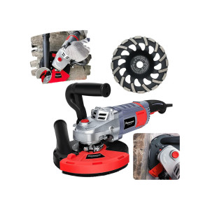 Bruska na beton FANZWORK, frézka na beton 10A, sada 2000W s diamantovým brusným ktoučem 180 mm