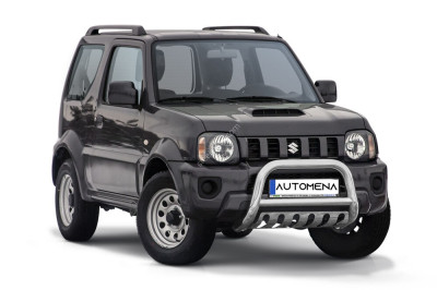 Ochranný rám vyšší s příčkou a ochranným plechem - Suzuki Jimny ( 2005 - 2020 +)