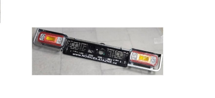 Ocelový LED světelný panel s ochranou světel na nosič