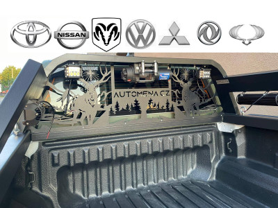 AM Rám korby na pick-up, model ADVANCED - vypalovaný motiv