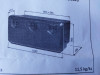 Přepravní box k zadnímu nosiči, vel. 1030×500×455mm